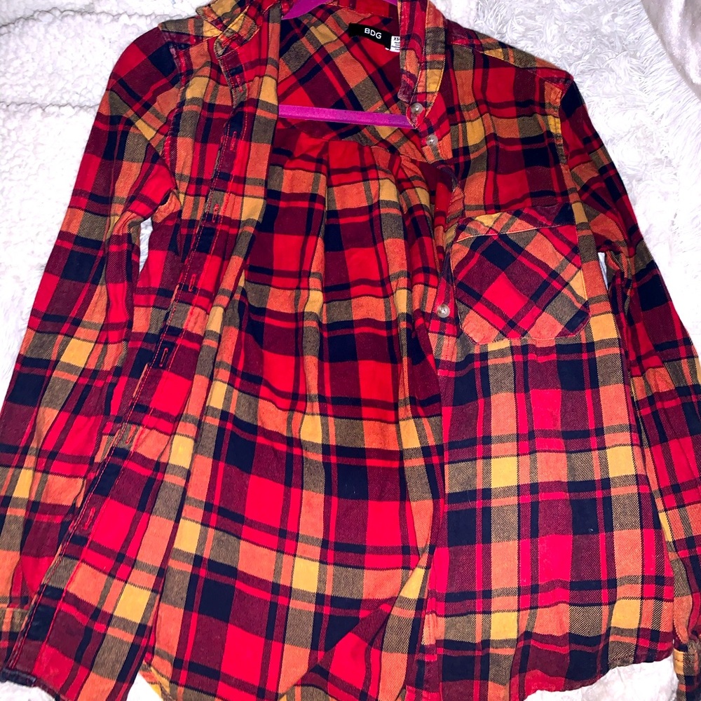 Red Plaid button down